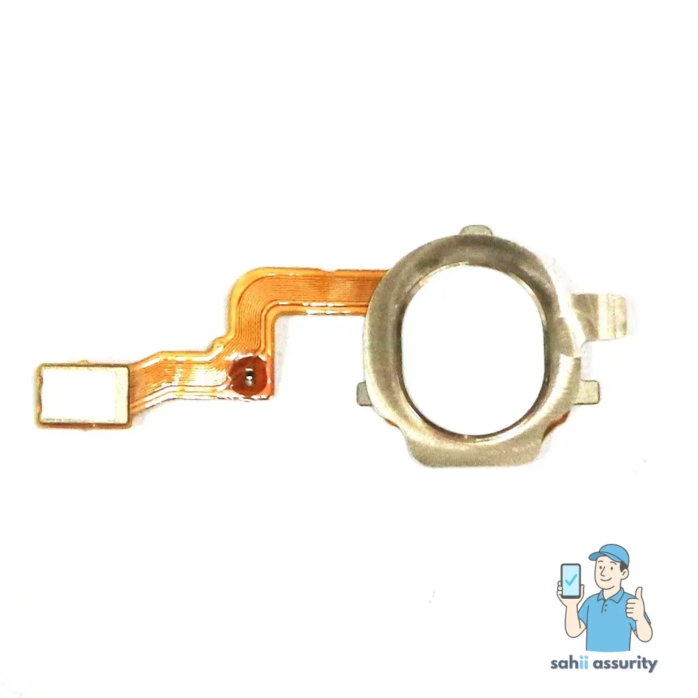 Fingerprint Sensor with Flex Cable for OPPO A31 2020 White